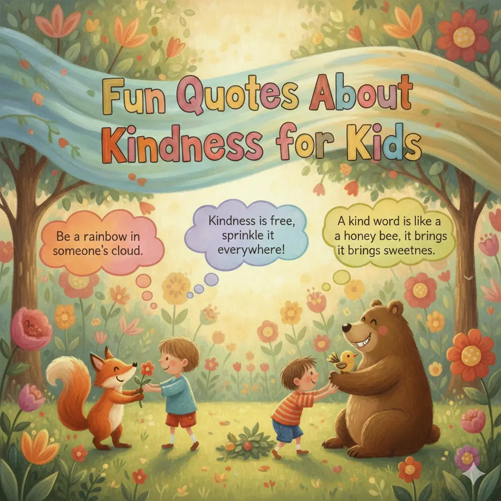 Fun Quotes About Kindness for Kids