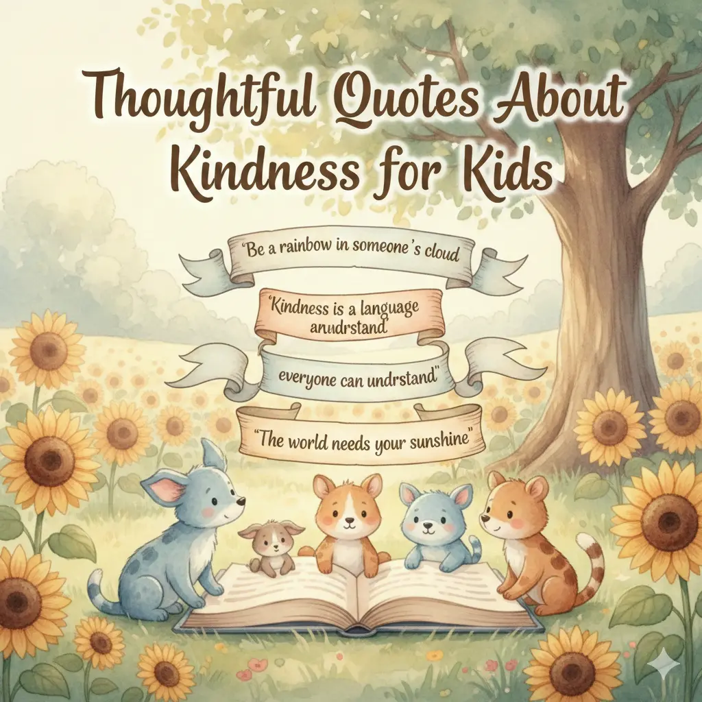 Thoughtful Quotes About Kindness for Kids 