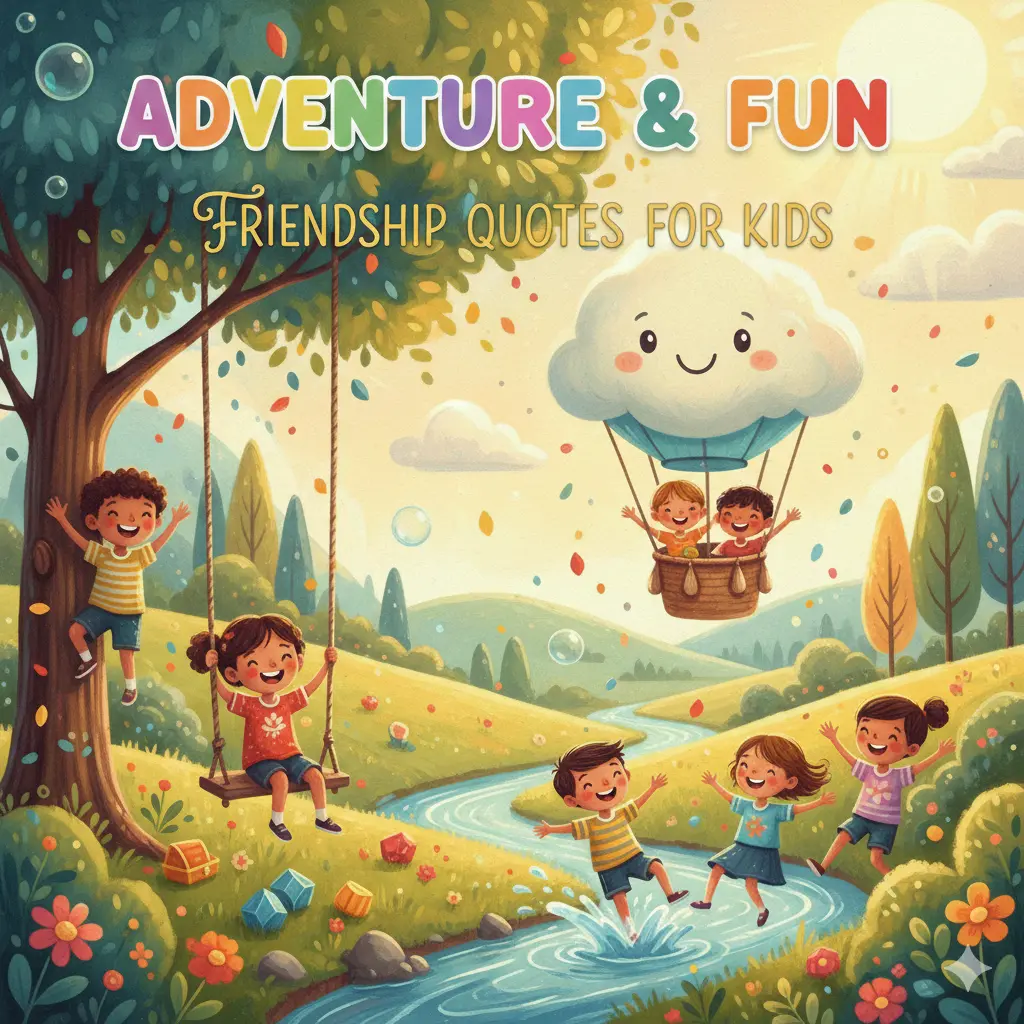 Adventure & Fun Friendship Quotes for Kids