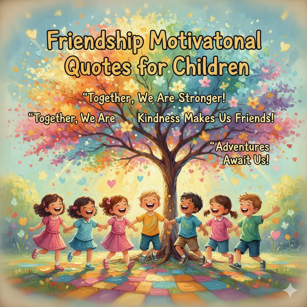 Friendship Motivational Quotes for Children 